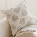 Jacquard Sofa Cushion Cover by Ljojo - Soft, Decorative, Zipper Closure