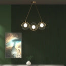 Nordic Bubble Waves LED Pendant Light Cream Chandelier for Home Decor by Ljojo