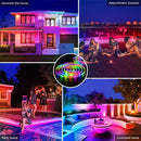 Ljojo™ Solar LED Strip Light: Rechargeable Outdoor Decoration for Garden, Christmas Atmosphere