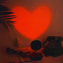 Heart Shaped LED Projection Light - USB Bedroom Background Decoration for Valentine's Day by Ljojo