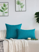 Ljojo Linen Decorative Cushion Covers for Sofa Living Room 45x45cm