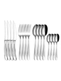 Ljojo 16-Piece Stainless Steel Cutlery Set - Knife Fork Spoon