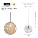 LED Staircase Chandelier Modern Glass Hollow Sphere Ljojo