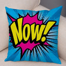 Ljojo Letters Print POP ART Pillowcase - Home Decor Cushion Cover