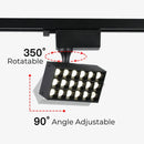 Ljojo LED Grille Track Light: Super Bright Ceiling Rail Lamp for Clothing Store