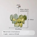 Murano Glass Chandelier: Blue Green Pink Glossy Ceiling Light for Girls Room by Ljojo