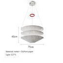 Italy Dupont Paper Umbrella Pendant Lights for Home Decor - Ljojo Chandeliers