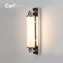 Ljojo Retro Industrial Glass Wall Lamp Strip - Modern Simple Bathroom Mirror Frame Light