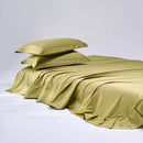 Ljojo 1000TC Egyptian Cotton Bed Sheet Set - Double King Queen Size Luxury Bedding