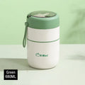 Ljojo Double-Layer Stainless Steel Thermal Lunch Box with Spoon and Bag