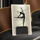 Abstract Figure Luminous Interior Canvas Painting Wall Lamps by Ljojo