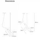 Ljojo Minimalist Modern Staircase Pendant Light - Elegant Nordic Design