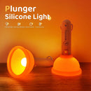 Ljojo LED Plunger Night Light: Dimming, Tricky Silicone Toy for Children's Bedroom