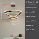 Italian Crystal Pendant Light: Full Spectrum Luxury Dining Bar Chandelier - Ljojo