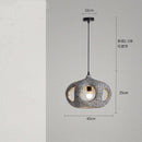 Wabi Sabi Resin LED Chandelier Minimalist Pendant Lamp - for Home Decor by Ljojo