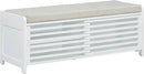 Ljojo™ Entry Shoe Bench with Cushioned Seat, 2 Drawers & Slatted Shelf