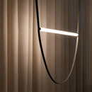 Ljojo LED Chandelier Pendant Lamp Design for Dining Room - Dimmable, Leather Belt Collection