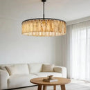 Ljojo Luxury Onyx Stone Chandelier Pendant Lights for Villa Loft Living Room House Decor