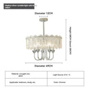 French Home Decoration Chandelier: Crystal Luxury Light for Living & Dining Room by Ljojo