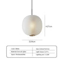 Ljojo Modern Glass Pendant Light Dining Room Chandelier Indoor Hanging Fixture