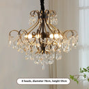 Ljojo Luxury Crystal Chandelier Pendant Light for Living Room