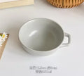 Ljojo 5-inch Ceramic Yogurt Dessert Fruit Bowl Bird's Nest Design