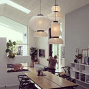 Nordic Style Paper Lantern Ceiling Light Fixture for Interior Decor by Ljojo