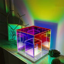 Ljojo LED Cube Table Lamp: Modern Decorative Atmosphere Light for Home