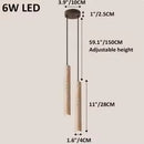 Ljojo Travertine Cylinder Pendant Lamp for Bedroom Dining Room Kitchen Island
