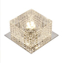 Ljojo LED Crystal Ceiling Light: Modern Spotlight Fixture for Foyer, Corridor, & KTV Bars