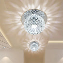 Ljojo LED Crystal Ceiling Light: Modern Spotlight Fixture for Foyer, Corridor, & KTV Bars