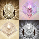Ljojo LED Crystal Ceiling Light: Modern Spotlight Fixture for Foyer, Corridor, & KTV Bars