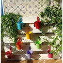 Ljojo Metal Hanging Planter Basket Flower Pots Vase with Drainage Hole