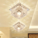 Ljojo LED Crystal Ceiling Light: Modern Spotlight Fixture for Foyer, Corridor, & KTV Bars